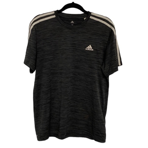 Adidas Men's Medium Climalite‎ Athletic Shirt Charcoal Grey Crew Neck